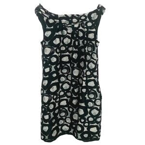 NY&Co Women Cocktail Short Sleeve Silk Mini Dress Wedding Party Green Size 6